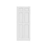 80" White Wood Slab Door