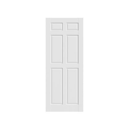 80" White Wood Slab Door