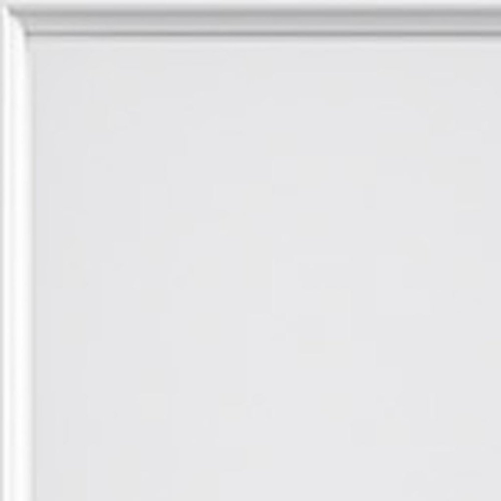 80" White Glass French Doors