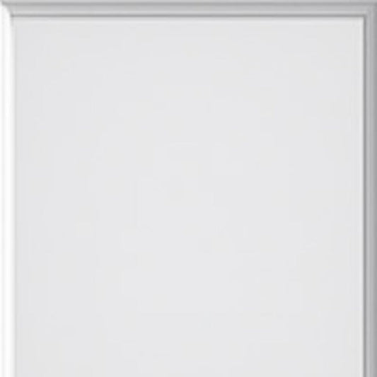 80" X 24" White Glass French Doors