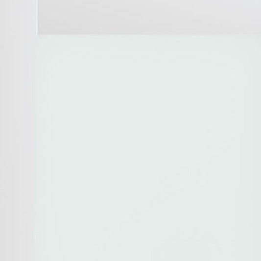 80" X 30" White Wood And Glass Slab Door