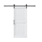 84" White Wood Barn Door
