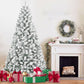4' White Full Flocked Fir Christmas Tree With Decorations
