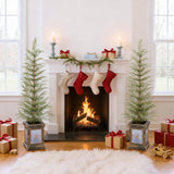 4' Full Tropical Christmas Tree With Decorations