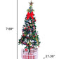 5' Pre Lit Full Tropical Christmas Tree With Decorations