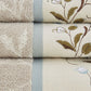 Set of Six Cream Cotton Jacquard Towel Set
