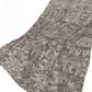 50" X 70" Brown And Beige Damask Polyester Woven Plush Throw Blanket