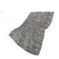 50" X 70" Charcoal And Gray Damask Polyester Woven Plush Throw Blanket