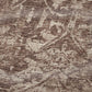 50" X 70" Chocolate And Beige Damask Polyester Woven Plush Throw Blanket