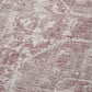 50" X 70" Pink And Ivory Damask Microfiber Plush Throw Blanket