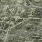50" X 70" Olive Green And Beige Damask Polyester Woven Plush Throw Blanket