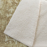 50" X 70" Beige And Tan Damask Polyester Woven Plush Throw Blanket