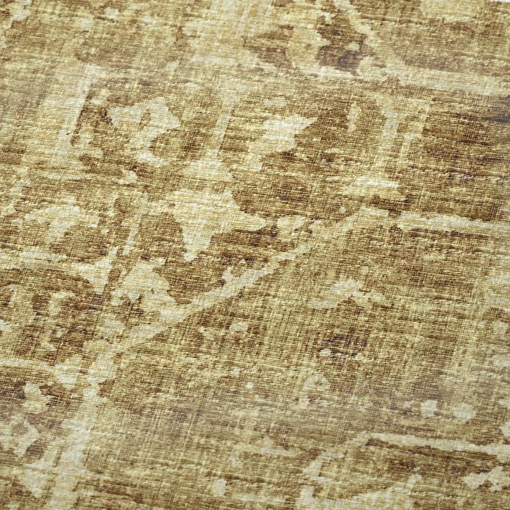 50" X 70" Beige And Tan Damask Polyester Woven Plush Throw Blanket