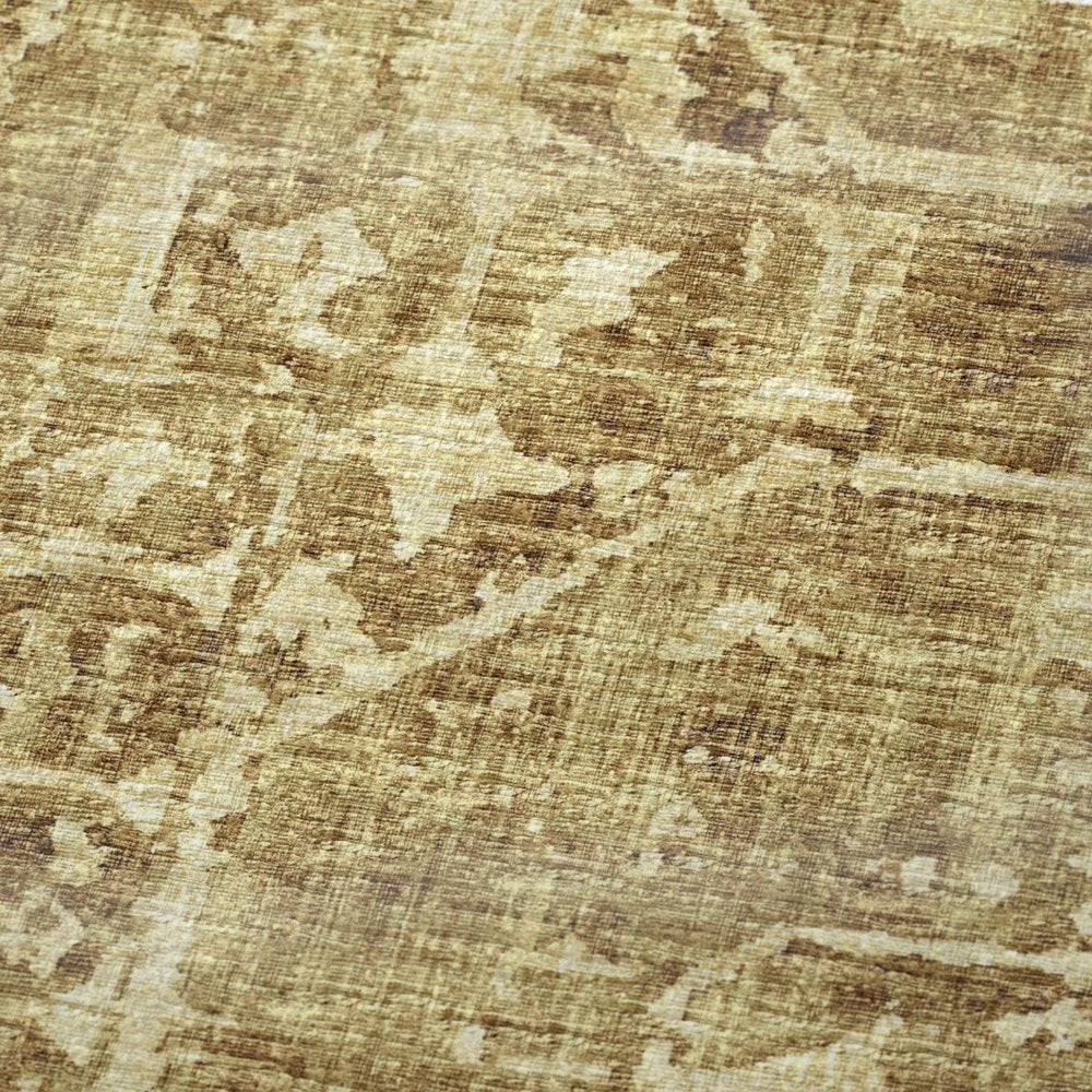 50" X 70" Beige And Tan Damask Polyester Woven Plush Throw Blanket