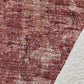 50" X 70" Red And Maroon Damask Polyester Woven Plush Throw Blanket