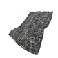 50" X 70" Black And Gray Damask Polyester Woven Plush Throw Blanket