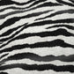 50" X 70" Black And Ivory Zebra Microfiber Plush Throw Blanket