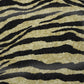 50" X 70" Black And Beige Animal Print Polyester Woven Plush Throw Blanket