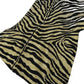 50" X 70" Black And Beige Animal Print Polyester Woven Plush Throw Blanket