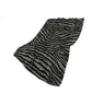 50" X 70" Black And Gray Zebra Plush Throw Blanket