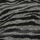 50" X 70" Gray And Black Animal Print Polyester Woven Plush Throw Blanket