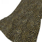 50" X 70" Black And Beige Animal Print Polyester Woven Plush Throw Blanket