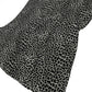 50" X 70" Gray And Black Animal Print Polyester Woven Plush Throw Blanket