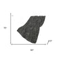50" X 70" Gray And Black Animal Print Polyester Woven Plush Throw Blanket