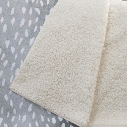 50" X 70" Gray And Ivory Animal Print Plush Throw Blanket