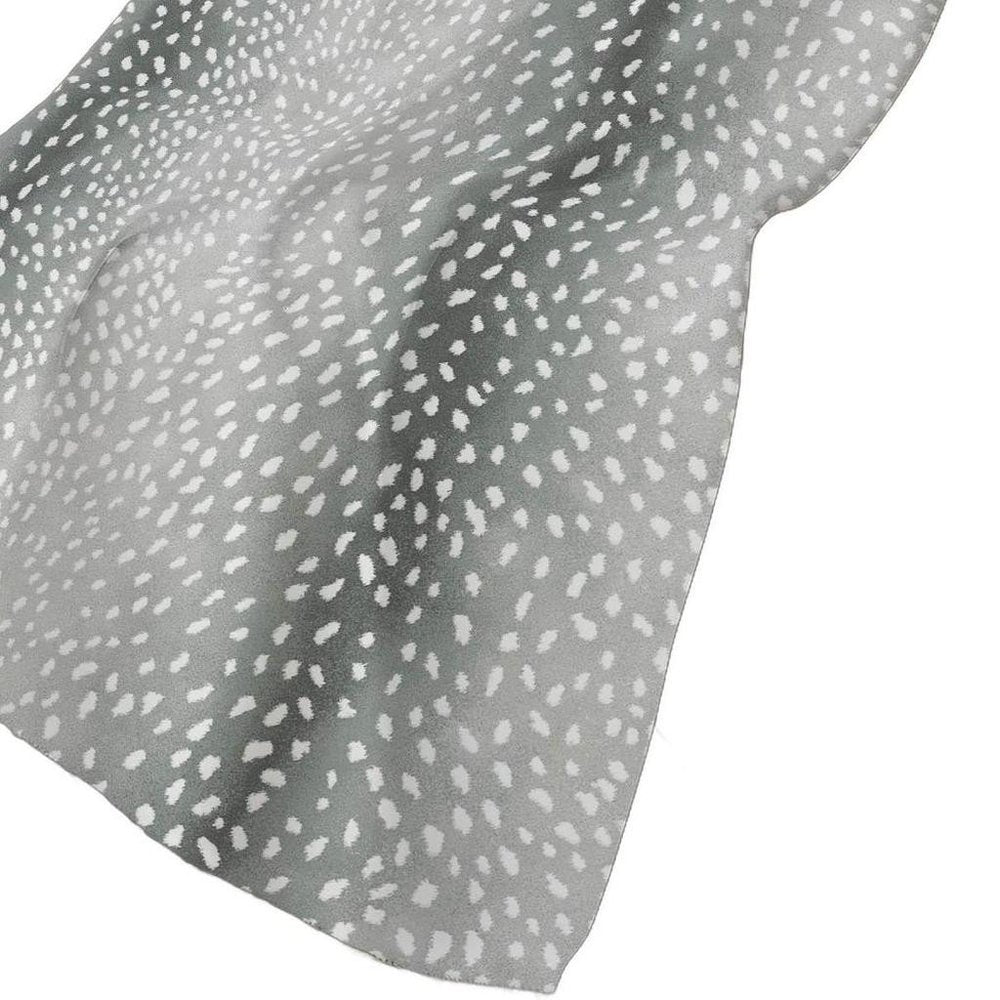 50" X 70" Gray And Ivory Animal Print Plush Throw Blanket