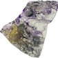 50" X 70" Amethyst And Ivory Abstract Polyester Woven Plush Throw Blanket