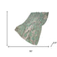 50" X 70" Mint Green And Ivory Abstract Polyester Woven Plush Throw Blanket