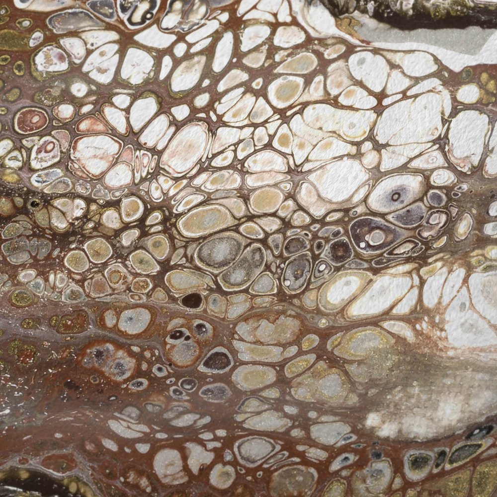 50" X 70" Chocolate And Ivory Abstract Polyester Woven Plush Throw Blanket