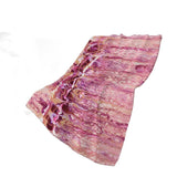 50" X 70" Pink And Ivory Abstract Polyester Woven Plush Throw Blanket