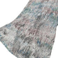 50" X 70" Ivory And Blue Abstract Polyester Woven Plush Throw Blanket
