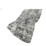 50" X 70" Gray And Silver Abstract Polyester Woven Plush Throw Blanket