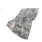 50" X 70" Gray And Silver Abstract Plush Throw Blanket