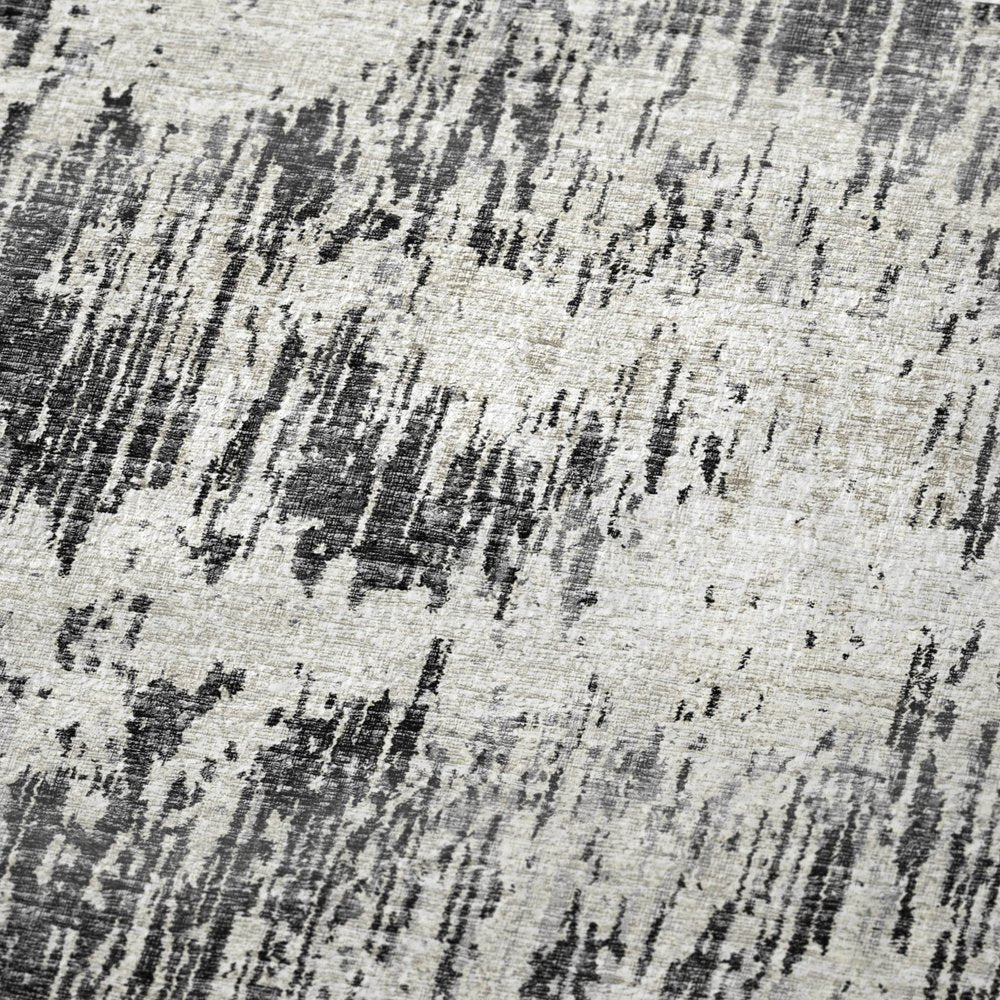 50" X 70" Gray And Silver Abstract Polyester Woven Plush Throw Blanket