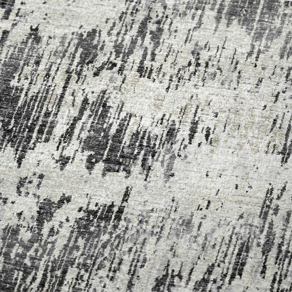 50" X 70" Gray And Silver Abstract Plush Throw Blanket