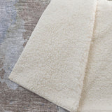 50" X 70" Gray And Coffee Abstract Plush Throw Blanket