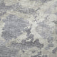 50" X 70" Gray And Silver Abstract Polyester Woven Plush Throw Blanket