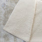 50" X 70" Ivory And Beige Abstract Polyester Woven Plush Throw Blanket
