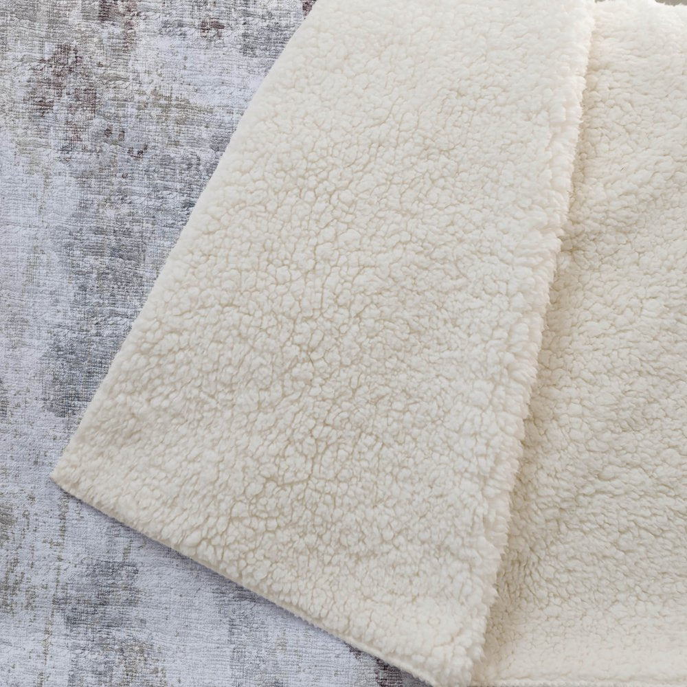 50" X 70" Plum Ivory And Gray Abstract Polyester Woven Plush Throw Blanket