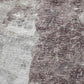 50" X 70" Plum Ivory And Gray Abstract Plush Throw Blanket