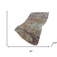 50" X 70" Mauve Copper And Silver Abstract Polyester Woven Plush Throw Blanket