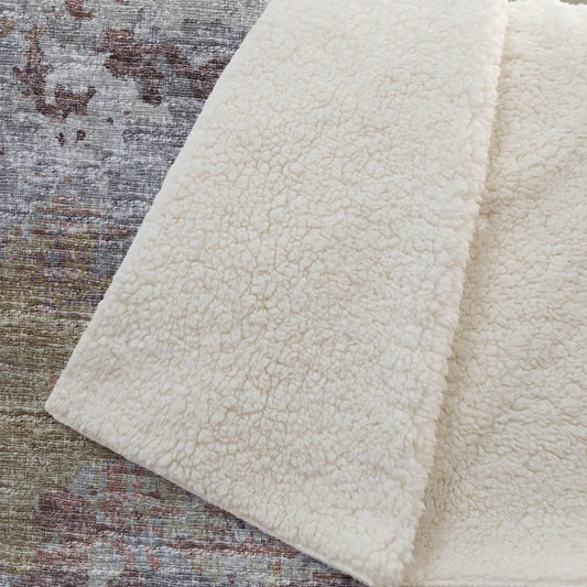 50" X 70" Mauve Copper And Silver Abstract Polyester Woven Plush Throw Blanket