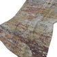 50" X 70" Mauve Copper And Silver Abstract Polyester Woven Plush Throw Blanket
