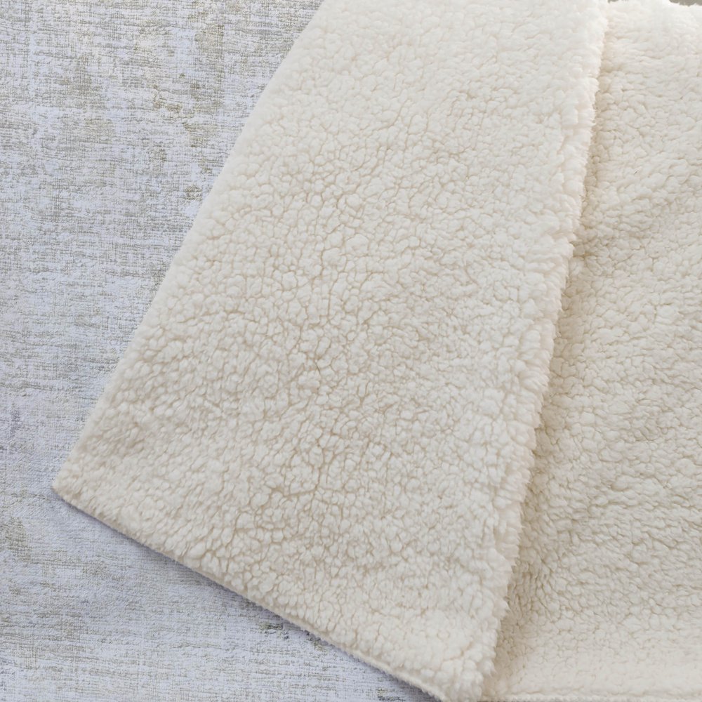 50" X 70" Ivory And Beige Abstract Polyester Woven Plush Throw Blanket