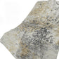 50" X 70" Beige Gray And Ivory Abstract Polyester Woven Plush Throw Blanket