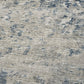 50" X 70" Blue Beige And Ivory Abstract Polyester Woven Plush Throw Blanket